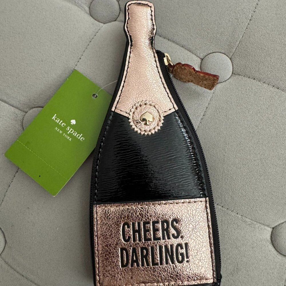 Kate Spade Champagne Coin Purse - NWT